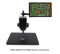 Microscope numérique 4K BestScope BMM-4K8MPC à longue distance de travail, zoom 18X, mise au point automatique, caméra industrielle pour la réparation de circuits imprimés et la soudure