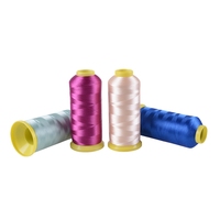 Fil de polyester de broderie multicolore haute ténacité 120D/2
