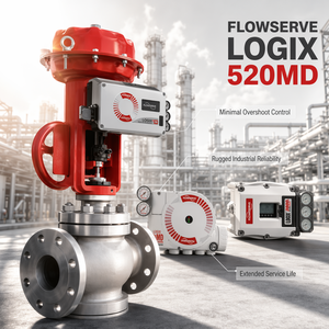 Flowserve Logix 520MD Plus ตัวควบคุมตำแหน่งดิจิตอล HART 4-20mA ตัวกระตุ้นวาล์วควบคุม น้ำมัน แก๊ส เคมี ไฟฟ้า - Product Image 1