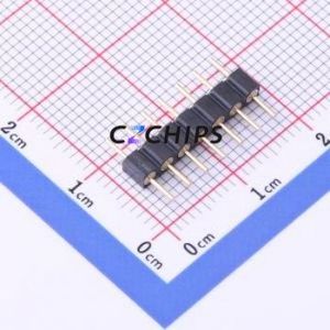 MH254V-11-07-1000 Pin Header Through hole Component (THT),P=2.54mm Connector 1x7P 2.54mm Round Pin Through Hole - Product Image 2