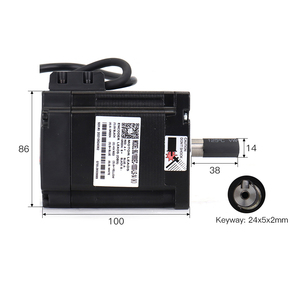 JMC NEMA 34 Lai Vòng Khép Kín Động Cơ Điều Khiển Set 4.5N. M Tốc Độ 0-2000Rpm 5A Trục Dia.14mm Điều Khiển Động Cơ Bước 86J1880EC + 2HSS86H - Product Image 2