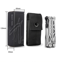 Pince multifonction en acier inoxydable 420 avec couteau, ouvre-boîte, tournevis, outils multiples pour la survie en plein air