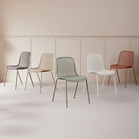 Tabouret de bar écologique Café commercial personnalisé chaise de bar en plastique domestique