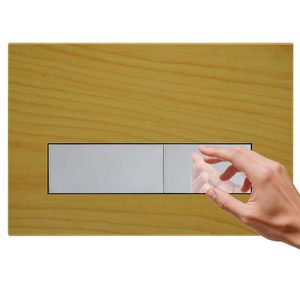 Plaque de chasse d'eau double fonction moderne de qualité supérieure, volume réglable 3L-8.5L, fixation murale pour salle de bain et hôtel, compatible Geberit - Product Image 3