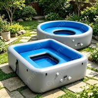 Piscine gonflable pour adultes résistante à l'usure, piscine gonflable robuste en Drop Stitch pour jardin et camping, location pour fêtes