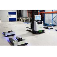Robot Truk Pallet AMR Mobile 1.0 Tone dengan Panduan Laser Tanpa Rel