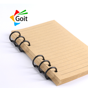 Chất Lượng Cao Sắt Mạ Lá Lỏng Cuốn Sách Chất Kết Dính Cuốn Sách Ràng Buộc Nhẫn Nickel Bàn Lịch Vòng Tròn 3 Nhẫn Lưu Ý Cuốn Sách Vòng - Product Image 2