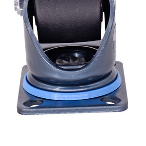 2/2,5/3 Zoll Flache Schwerkraftrollen Belastbar bis 600 kg Schwerlast-Lenkrollen 75 mm Rollen - Product Image 5