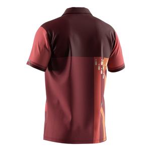 Camisa de Botones de Poliéster Estilo Vintage al por Mayor para Hombre, Diseño Transpirable con Estampado por Sublimación para Entrenamiento Físico - Product Image 2