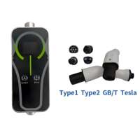 Batterie Externe Portable Type 2 3.5 AC 7kW pour Recharge Véhicules Électriques 32A Prises Norme Européenne Protection IP54 Contrôle par APP Câble 5M Garantie 3 Ans