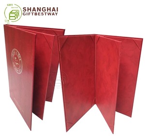 ปกเมนูร้านอาหารแบบ 3 แผ่น สีเหลือง 4 ด้าน สำหรับร้านกาแฟ 3 แฟ้ม - Product Image 3