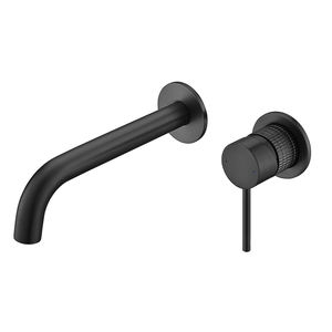 <span class=keywords><strong>Robinet</strong></span> mitigeur mural moderne avec <span class=keywords><strong>eau</strong></span> chaude <span class=keywords><strong>froide</strong></span> fournie finition or brossé 2 trous long bec en laiton pour lavabo à <span class=keywords><strong>main</strong></span> - Product Image 5