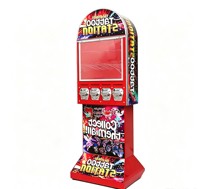 Distributeur automatique de cartes à monnayeur en métal à quatre colonnes de grande taille, certifié CE