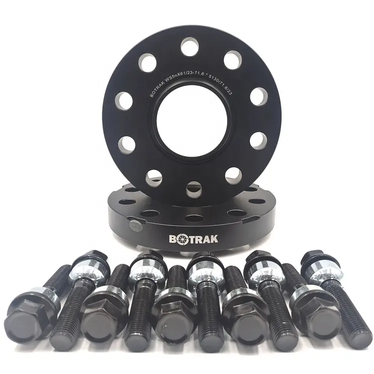 BOTRAK WS 23mm 5x130 forged alloy aluminum t6 7075 wheel spacer for porsche Boxster Cayman S Panamera 911 964 996