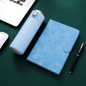 Wholesale Promotional Luxury Bottle Notebook Gift Set Business Office Black Green Leather Magnetic Diary A5 <b>Journal</b> With Box - Product Image 2