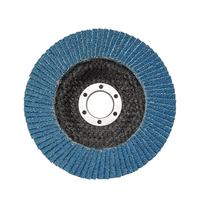 Disque à lamelles en zircone bleue Dongtai Abrasives, support en fibre de verre, 4,5 pouces, meules pour le métal, polissage de l'acier inoxydable, OEM/ODM/OBM