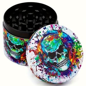 Nuevo Molinillo de Hierbas Metálico de 4 Piezas de 40/50/55/63MM con Impresión UV Premium - Product Image 1