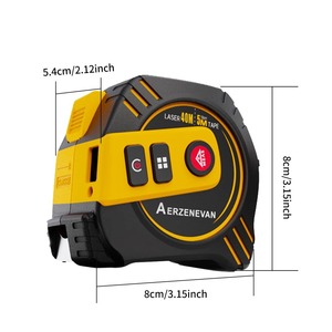 Mètre à ruban laser numérique Baolian 40m avec arrêt automatique, outil de mesure intérieur/extérieur - Product Image 2