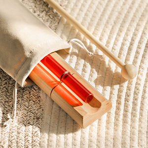 Jinfang Sette Colori Potente Suono 440Hz & 432Hz Bacchetta Sonora in Cristallo di Quarzo Terapia del Suono - Product Image 4