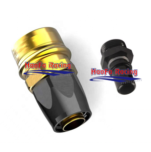 Прямой с логотипом под заказ, 45 градусов, 90 градусов, 180 градусов, AN4, AN6, AN8, 1/2, AN10, AN12, AN16, многоразовые шарнирные женские быстроразъемные фитинги - Product Image 4