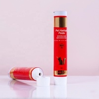 Envase de Tubo ABL Cilíndrico de 120g Personalizado de Fábrica para Crema de Aseo para Mascotas, Tubo Extruido Ecológico de Plástico-Aluminio-Plástico