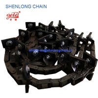 Cadena y paletas de goma para elevador de grano Shenlong para cosechadora John Deere Ah162059, repuestos para tractor, cosechadora de grano JD