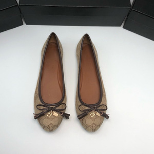 Nouvelles Chaussures Plates Confortables à Bout Rond et Nœud en Tissu en Forme de C, Style Européen et Américain, pour Femme - Product Image 4