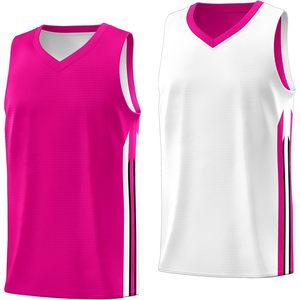 Camiseta de Baloncesto Reversible para Niños, Cuello en V, Absorbe la Humedad, Ropa Deportiva Juvenil, 360 Gramos, Impresión Sublimada - Product Image 1