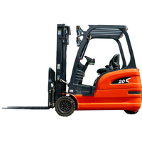 Chariot élévateur électrique 1,5T-2T avec batterie au plomb-acide ou lithium-ion et déplaceur latéral hydraulique pour utilisation intérieure/extérieure
