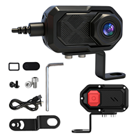 Caméra de tableau de bord pour moto WiFi 2K, étanche IP66, caméra de guidon 170° °   Enregistreur vidéo numérique (DVR) pour moto, scooter et vélo électrique avec enregistrement en boucle