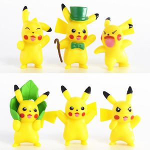 Vendita calda <span class=keywords><strong>18</strong></span> pz/set Pikachu <span class=keywords><strong>Figure</strong></span> Poke-mon Anime <span class=keywords><strong>Figure</strong></span> Pokemoned <span class=keywords><strong>Action</strong></span> <span class=keywords><strong>Figure</strong></span> ornamenti giocattolo - Product Image 3