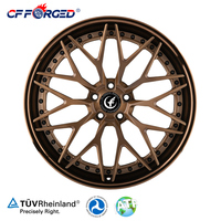 Jantes en alliage d'aluminium forgées sur mesure, bronze, multi-rayons, 20-22 pouces, 5x114.3, pour F12 812 Superfast, légères