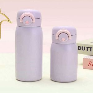 Stainless Steel Insulated Water Bottle Pop-Up Lid Portable Thermal Bottle <b>Large</b> Capacity Food Grade Travel Mug - Product Image 5