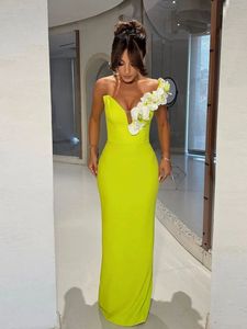 <span class=keywords><strong>Vestido</strong></span> de noche de un hombro con orquídea Phalaenopsis 3D <span class=keywords><strong>Vestido</strong></span> floral elegante Fiesta de graduación Invitado de boda - Product Image 6