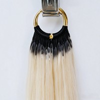 Nouvelles extensions de cheveux humains à pointe effilée couleur blonde 613, extensions de cheveux bouclés profonds pour tresses, mèches de cheveux humains vierges