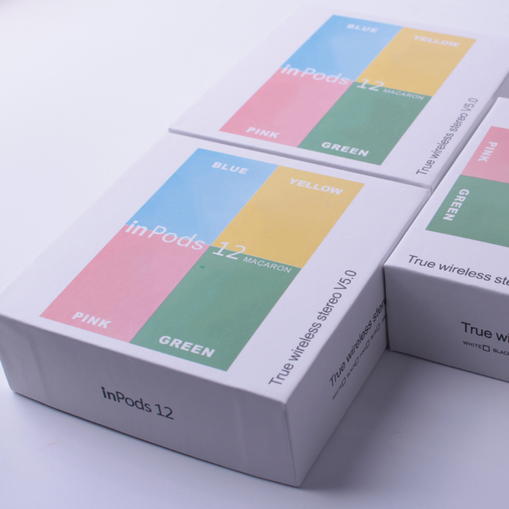 I12 наушники-вкладыши по акционной цене i12 TWS Беспроводная Съемная Беспроводная гарнитура i12 tws Makaron