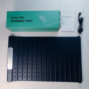 Bandeja Calentadora Eléctrica Plegable Portátil con Temperatura Ajustable, Bandeja de Silicona para Calentar Alimentos, Bandeja Calefactora para Uso Doméstico - Product Image 5