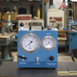 Pompe à piston pneumatique ultra haute pression 4000BAR/400Mpa, entraînée par l'air, OEM SOV-QDB-400, coupleur CEJIN pour le vissage en usinage - Product Image 1
