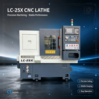 Mesin Bubut CNC Tipe Gang Horizontal Desain Baru Otomatis dengan Satu Spindle, Tempat Kerja Miring, Kontrol PLC FANUC, Bersertifikasi CE