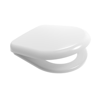 Siège de toilette Sunten SU069S en forme de D de style britannique avec amortisseur doux à fermeture lente et à dégagement rapide