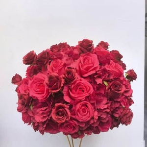 Esfera Floral de Seda Morada de Lujo, Centro de Mesa Premium con Rosas y Hortensias para Decoración de Mesas de Boda - Product Image 4
