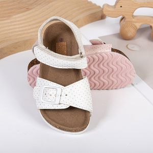 Sandali in sughero per bambini estivi nuovi arrivi sandali da ragazza alla moda <span class=keywords><strong>scarpe</strong></span> da spiaggia - Product Image 3