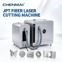 Machine de découpe laser à fibre de bureau Shandong Chenmai 4040 800W, découpeuse CNC 400x400mm pour acier inoxydable, laiton, aluminium