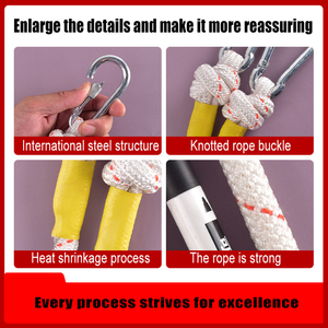 <span class=keywords><strong>Corde</strong></span> de sauvetage incendie de grande hauteur à noyau de fil d'acier <span class=keywords><strong>Corde</strong></span> de sécurité épaisse anti-chute de travail à haute altitude <span class=keywords><strong>Corde</strong></span> d'alpinisme - Product Image 5