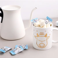 Korean Imported Milk-Flavored Marshmallow Soft Candies 63g Bag for Wedding Celebration and Happy Sharing