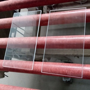 Kích thước tùy chỉnh rõ ràng nhỏ đầy đủ Bảng kính cường lực với lỗ cho đồ nội thất - Product Image 3