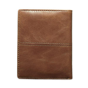 AndoBag Genuine Cow Leather <b>Wallet</b> for Men Vintage Short <b>Wallets</b> Waxed Cowhide Card Holder Man Purse - Product Image 5