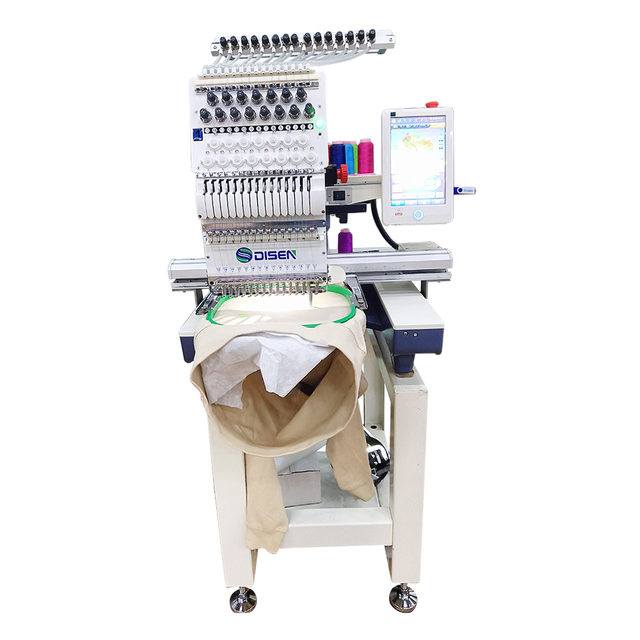 New Automatic Computerized Chenille Embroidery Machine with Multi-Color Stitches Single Head Design