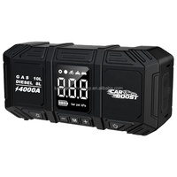Démarreur de Voiture Portable Robuste 4000A avec Double Compresseur d'Air 150 PSI et Gonfleur de Pneus, Charge Rapide USB-A/C