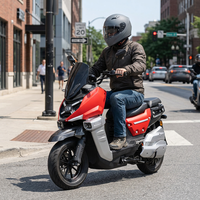 Moto électrique SKD Roywell 72V 2000W avec frein à disque avant et arrière, vitesse maximale de 65 km/h, capacité de charge de 200 kg